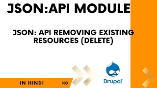 Removing existing resources (DELETE) | JSON: API module