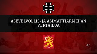 Vertailussa asevelvollisuus- ja ammattiarmeija maanpuolustuksen järjestämisen näkökulmasta (YH3)