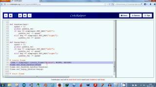 CodeSkulptor Game Tutorial - Bounce