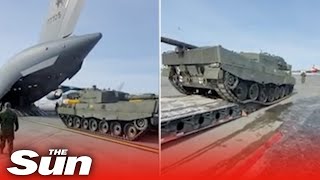 Second batch of Leopard II tanks sent to Ukraine by Canadian Armed Forces