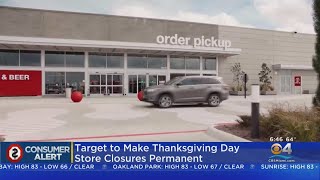 Target Makes Thanksgiving Day Closure Permanent