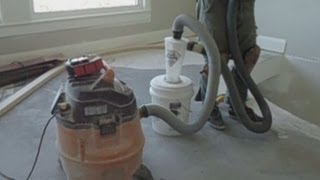 How to Set Up Concrete Floor Grinding Tools: Vacuum, Dust Cyclone, Grinder. DIY Mryoucandoityourself