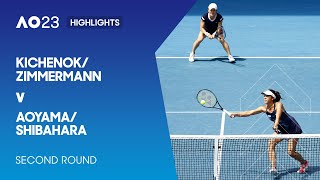 Kichenok/Zimmermann v Aoyama/Shibahara Highlights | Australian Open 2023 Second Round