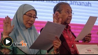 Tun M calon PM, Wan Azizah calon TPM