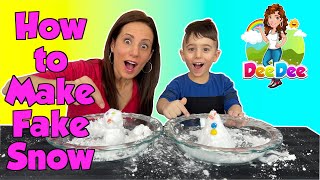 How to Make Fake Snow | Science Experiment