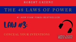 ( Law #3 ) 48 Laws of Power by Robert Greene Full Audiobook Paraphrased Black Screen