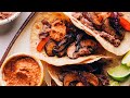 Portobello Fajita Tacos with Chipotle Pecan Pesto | Minimalist Baker Recipes