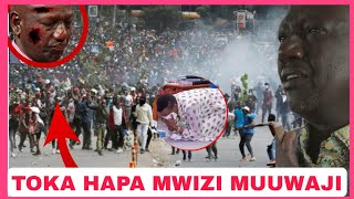 Tokeni hapa!!RUTO \u0026 RACHAEL CHASED from church  LIKE MBURUKENGE BY ANGRY  GEN Z TODAy as chaos erupt