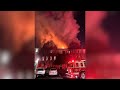 Crews battling apartment fire in Smyrna