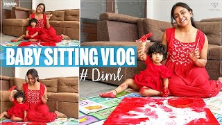 Baby Sitting Vlog || #DIML ||  Vithika Sheru || EP - 191