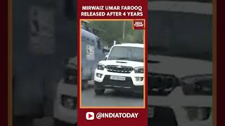 WATCH | Mirwaiz Umar Farooq Released After 4 Yrs Of House Arrest; On His Way To Lead Friday Prayers