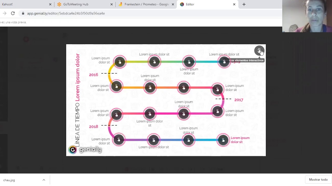 Crear Nuestra Línea Del Tiempo Con Genially Youtube