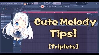 How to make a cute melody (Triplets) - FL Studio 21 Tutorial