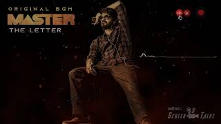 #Master #ScreenTunez THE LETTER | Master OST | Master BGM| Thalapathy Vijay | Anirudh Ravichander