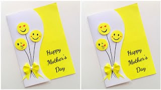 DIY 😍 Cute Mother's Day Card 2022 • Emoji Style Mother's day card • happy mother's day card handmade