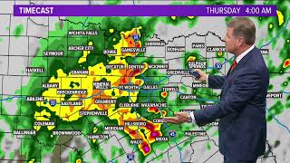 Live weather coverage: Storms are moving across North Texas