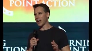 Josh Hawley accidentally HUMILIATES himself ON STAGE with brutal mistake