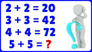 5 + 5 =❓ Mathematical Logical Sequence 😱 Can You Solve It❓ Mathematical Logical Reasoning