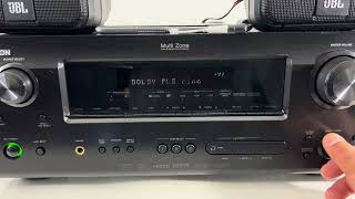 Denon AVR-689 AV Surround Receiver 7.1 Channel HD HDMI Theatre - No Sound