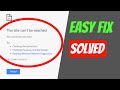 How To Fix This Site Can’t Be Reached in 5 Easy Steps (2021)