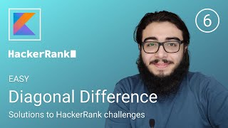 6. Diagonal Difference - HackerRank Kotlin Solution