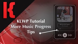KLWP Tutorial - Music Progress With a Shape Indicator
