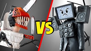 The Most Epic Duo: Chainsaw-Skibidi Toilet Vs Ultra-Strong Titan TV Man! ⛓️🚽 🆚 📺💪