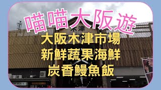 貓仔大阪遊 大阪木津市場| 水果海鮮店| 炭香鰻魚飯| 超市ODA