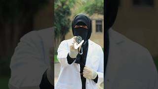 Non Muslim 🆚 Muslim Hijab Girl Doctor #allah #islamic #status #shorts
