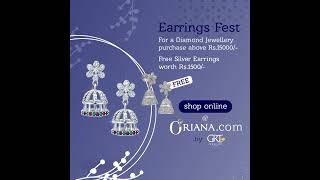 Earring Fest | Silver Jewellery | Oriana.com | GRT Jewellers