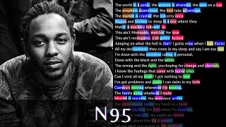 Kendrick Lamar - N95 | Rhymes Highlighted