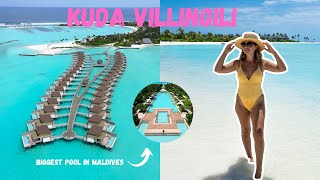 Kuda Villingili Resort | Maldives Travel Vlog | Private Water Villa Tour  | Private Beach Villa Tour