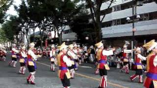 坂戸よさこい祭　「響楽」さん達の踊り