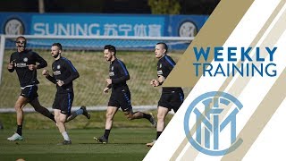 INTER vs LAZIO | WEEKLY TRAINING | Back to business!