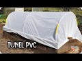 how to make a pvc micro tunnel for the garden - mini greenhouse