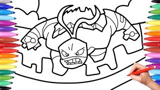 Rise of The Ninja Turtles | TMNT Coloring Pages for Kids | Raphael Ninja Turtle Coloring