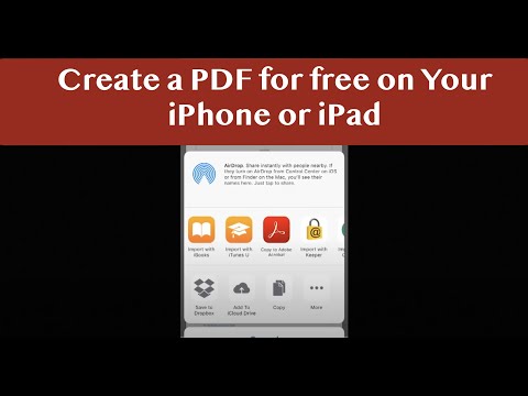 How to Create PDF on iPhone and iPad How to Create PDF on iPhone and iPad
