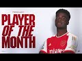 PLAYER OF THE MONTH | The best of Bukayo Saka | Feb, 2024