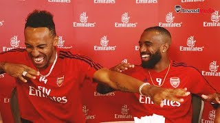 Bad initiation songs, Leno and Aubameyang's arm wrestle, plus bathroom selfies?! | The Emirates Chat
