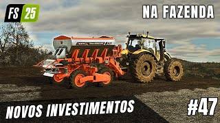 #47 Começando Zero dia 77-79 | INVESTINDO para deixar a Fazenda mais RENTÁVEL! Farming Simulator 25