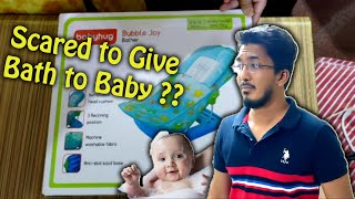 Scared to give bath to Baby ? | Babyhug Bubble Joy Bather Installation | Best Bather for new born