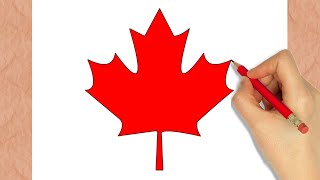 How to Draw the Canada Leaf