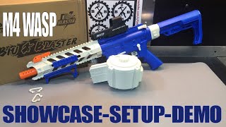 Showcase-Setup-Demo \u0026 FPS: BIU BLASTERS M4 Wasp Gel Ball Blaster - Contest Link in Desc