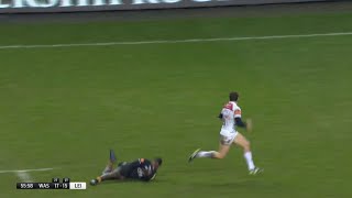 Jonah Holmes scores a double on his first Premiership Rugby start for Tigers