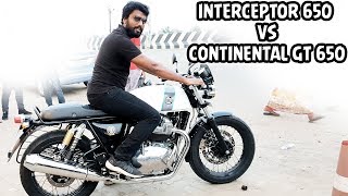 NEW Interceptor 650 vs Continental GT 650 | ROYAL ENFIELD | TEST DRIVE