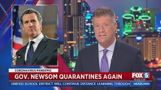 Gov. Newsom In Quarantine Again