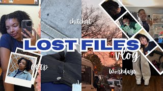 LOST FILES VLOG *uncut* | ˚ ༘♡ ⋆｡˚ chitchat, new phone, workdays, hair tips