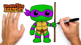 How to Draw Donatello | TMNT (Beginners Art Tutorial)