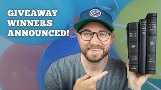 WINNERS!! – 1st Anniversary Bible GIVEAWAY! 🎉