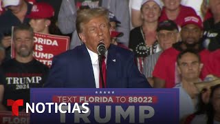 Trump endurecerá su política migratoria si lo eligen presidente en 2024 | Noticias Telemundo